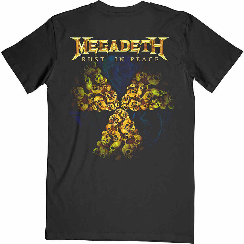 Megadeth - Rust In Peace 30th Anniversary Heren Tshirt - Zwart